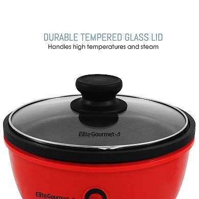 Elite Cuisine Mini Round Skillet with Glass Lid