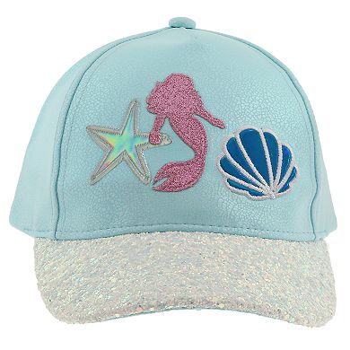 Girls 4-14 Elli by Capelli Mermaid Baseball Cap Hat