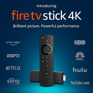 Amazon Fire TV Stick 4K with All-New Alexa Voice Remote