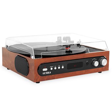 Victrola Victrola All-in-1 Bluetooth Record Player with Built in Speakers and 3-Speed Turntable
