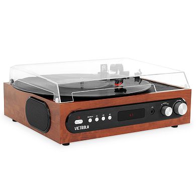 Victrola All-in-1 Bluetooth Record Player with Built in Speakers & 3-Speed Turntable