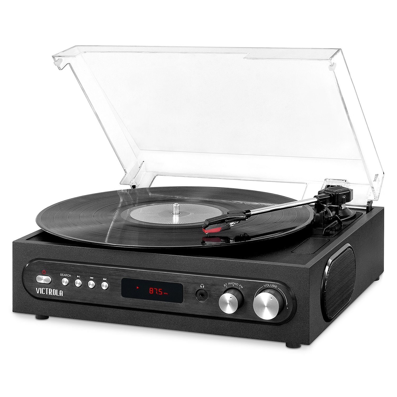 Photo 1 of Victrola All-in-1 Bluetooth Record Player with Built in Speakers & 3-Speed Turntable