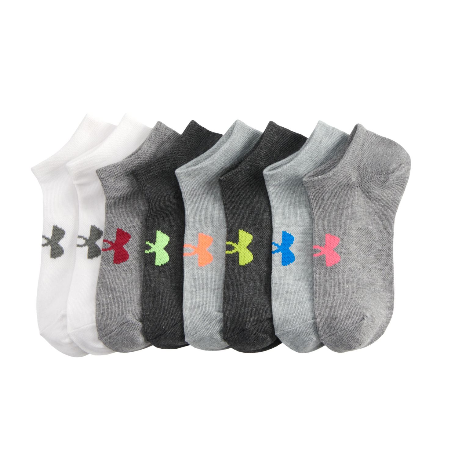 women's under armour 6 pk training no show socks