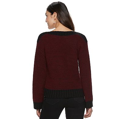 Women's Apt. 9® Colorblock Boatneck Sweater