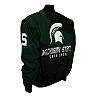 Men's Franchise Club Michigan State Spartans 4th Down 4-in-1 Twill Jacket
