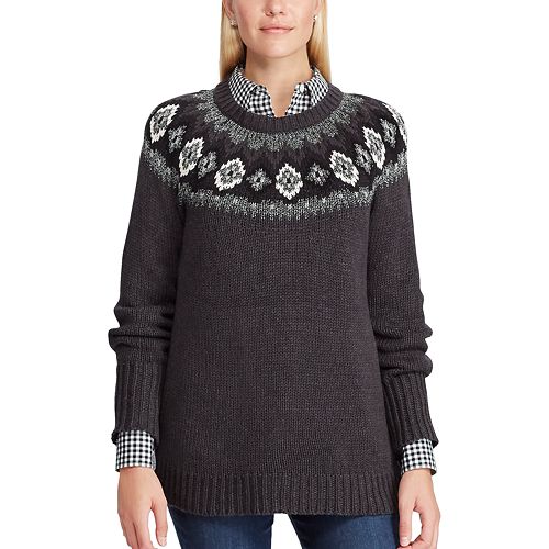 Women's Chaps Fairisle Sweater
