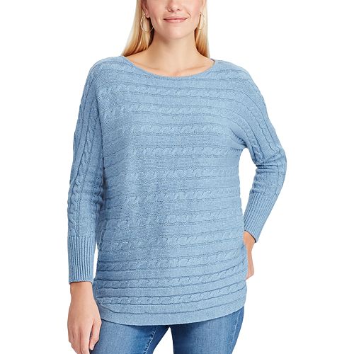 Women's Chaps Cable-Knit Dolman Sweater