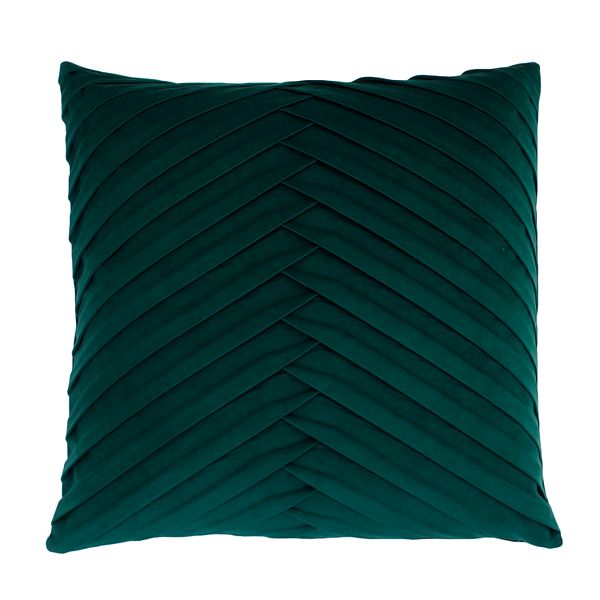 Thro by Marlo Lorenz James Pleated Velvet Throw Pillow