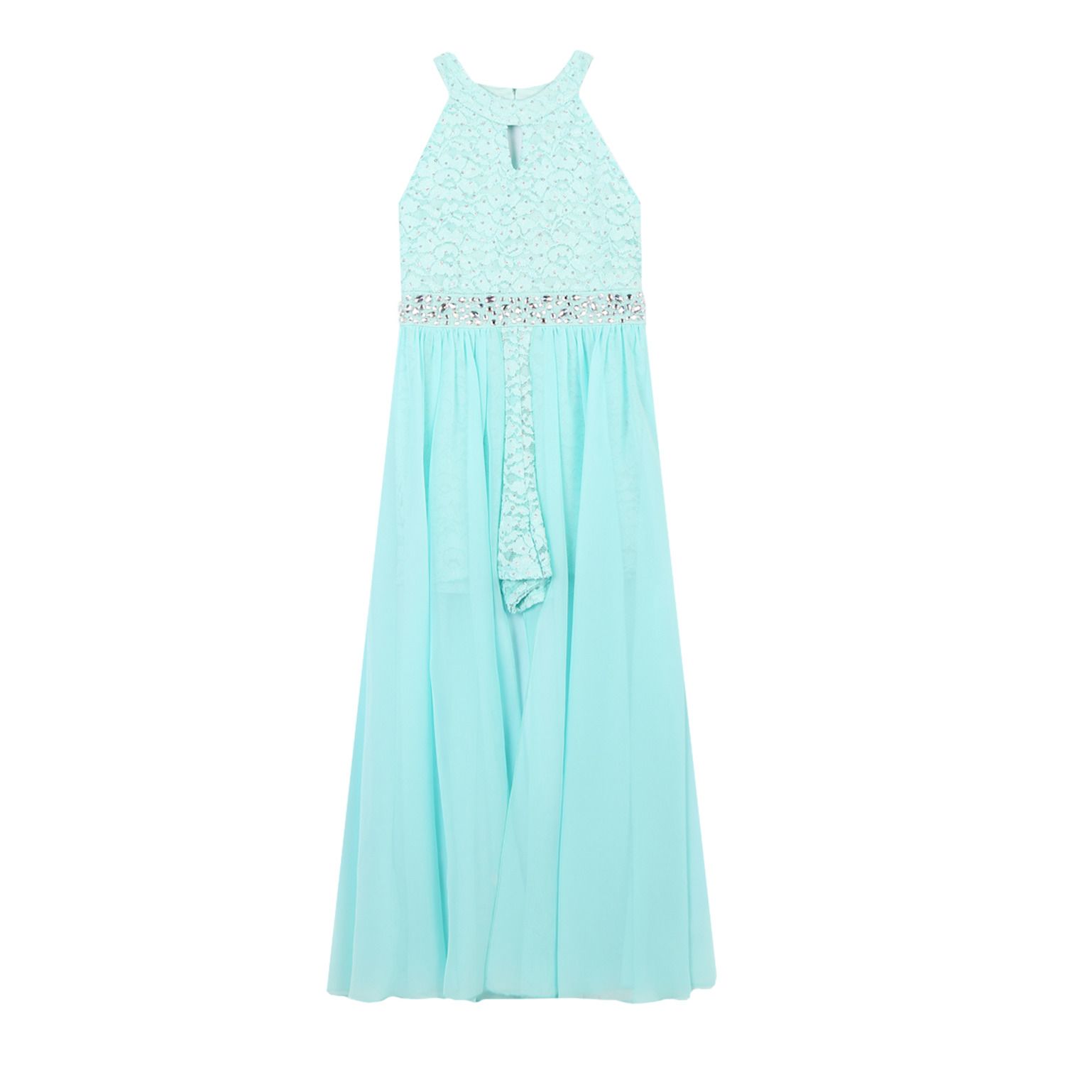 teal lace maxi romper