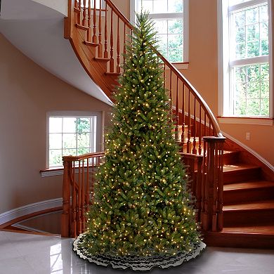 National Tree Company 10-ft. Pre-Lit Dunhill Fir Slim Artificial Christmas Tree