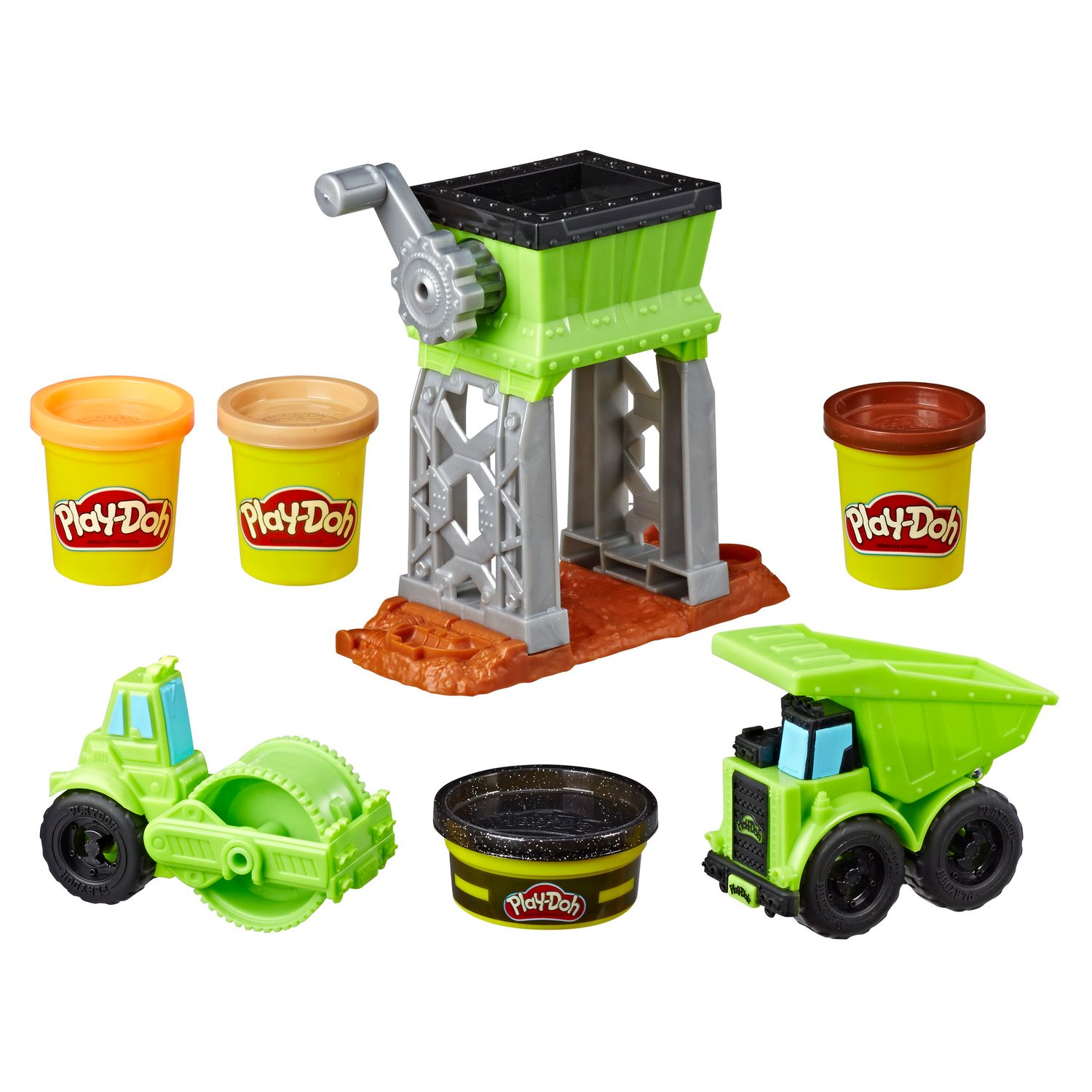 play doh crane and forklift