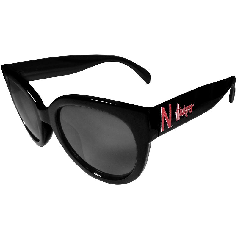 Womens Nebraska Cornhuskers Cat-Eye Sunglasses, Multicolor