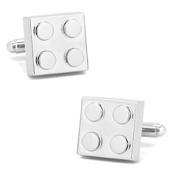 Men's Cuff Links, Inc. Silver Building Block Cuff Links