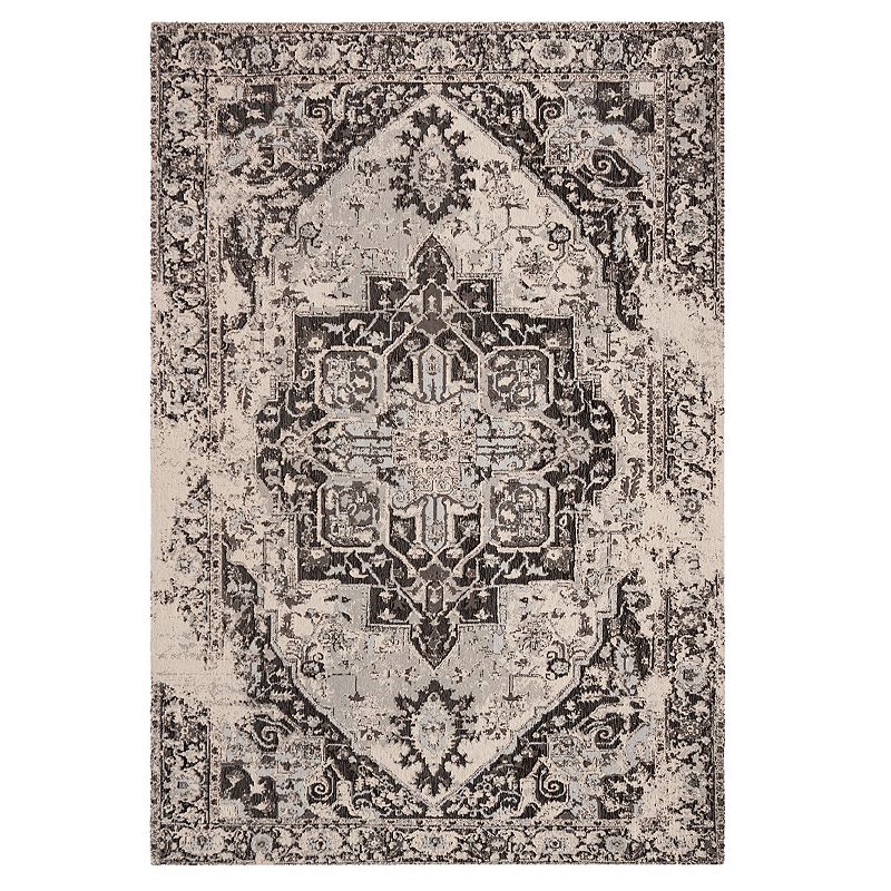 Safavieh Classic Vintage Martha Rug, Black, 6X9 Ft