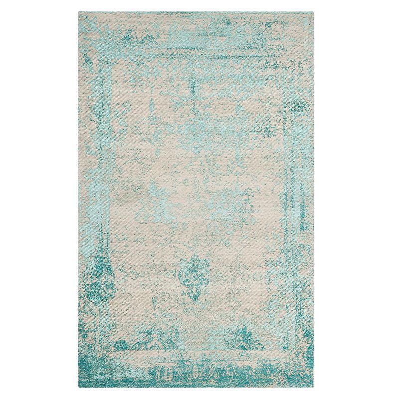 Safavieh Classic Vintage Emily Rug, Turquoise/Blue, 5X8 Ft