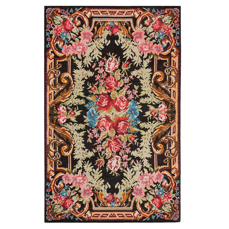 Safavieh Classic Vintage Karen Rug, Black, 8X10 Ft