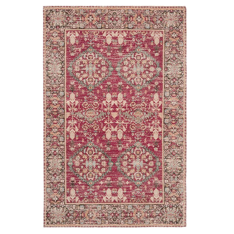 Safavieh Classic Vintage Donna Rug, Red, 5X8 Ft