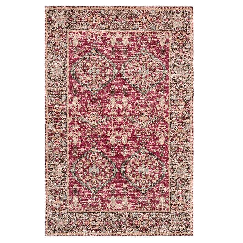 Safavieh Classic Vintage Donna Rug, Red, 6X9 Ft