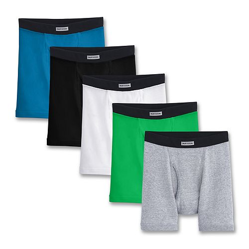 Boys Fruit Of The Loom 5Pack Boxer Briefs