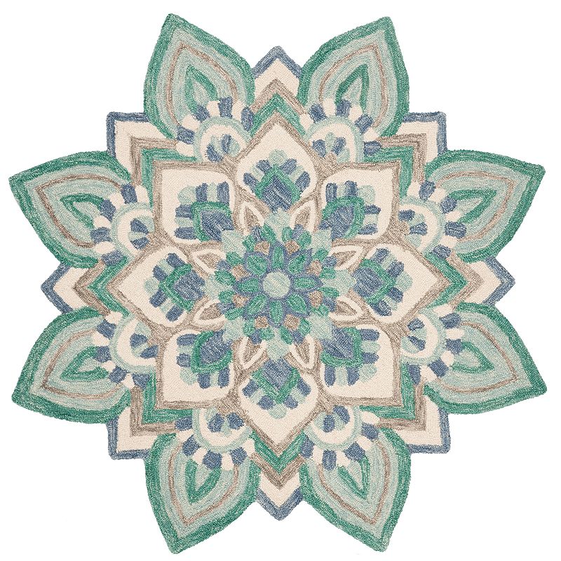 Safavieh Novelty Flora Rug, Multicolor, 5Ft Rnd