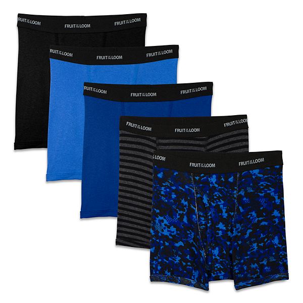 Boys Fruit of the Loom® 5-Pack Boxer Briefs