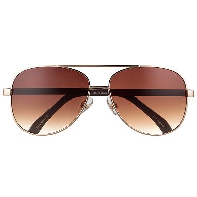 Men's Apt. 9® Gold Aviator Gradient Sunglasses