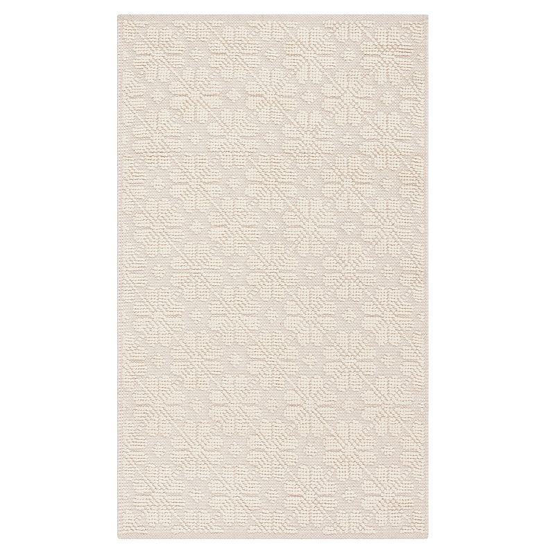 Safavieh Vermont Stowe Rug, White, 6X9 Ft