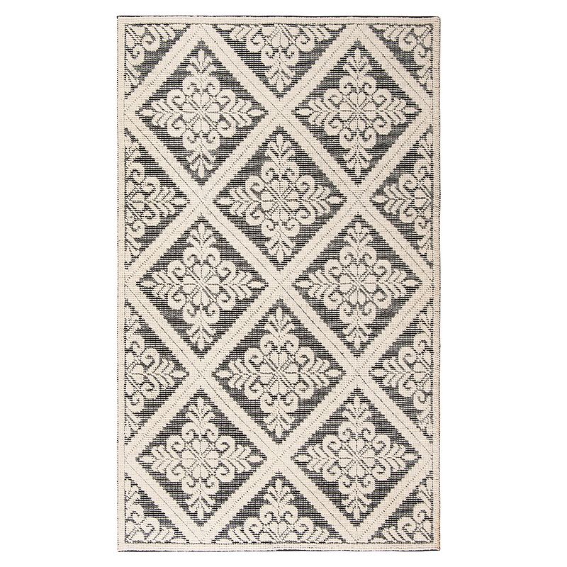 Safavieh Vermont Vernon Rug, Black, 5X8 Ft