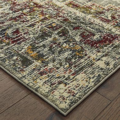 StyleHaven Marcus Distressed Medallion Rug
