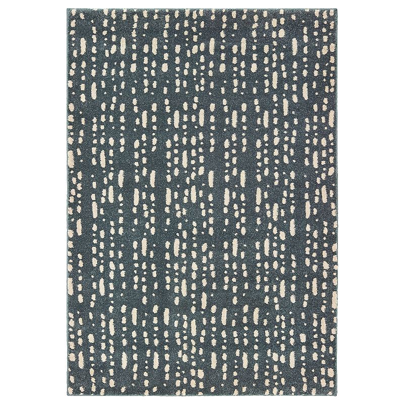 StyleHaven Coronado Dappled Light Rug, Blue, 8X10 Ft