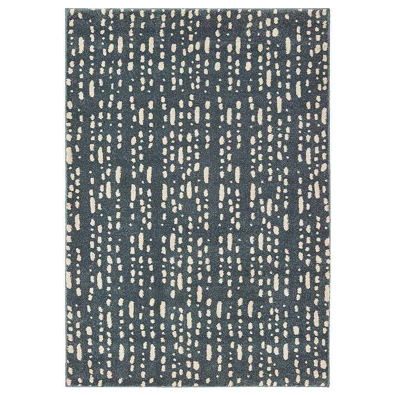 StyleHaven Coronado Dappled Light Rug, Blue, 6.5X9.5 Ft