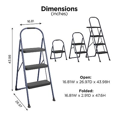 COSCO Three Step Folding Step Stool