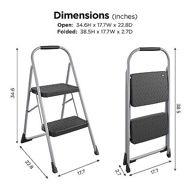 COSCO Two Step Folding Step Stool