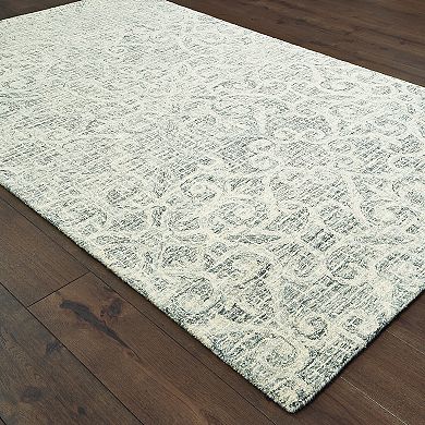 StyleHaven Tori Faded Floral Lattice Rug