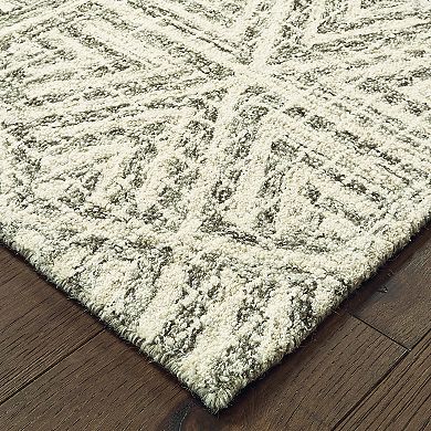 StyleHaven Tori Faded Geometric Lattice Rug