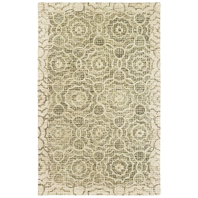 StyleHaven Tori Faded Medallions Rug, Green, 5X8 Ft