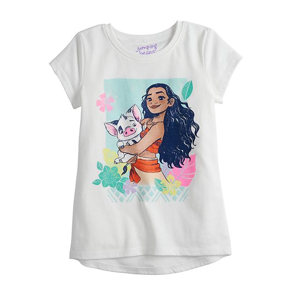 Disney's Moana Girls 4-12 Graphic Knot-Front Tee by Jumping Beans®