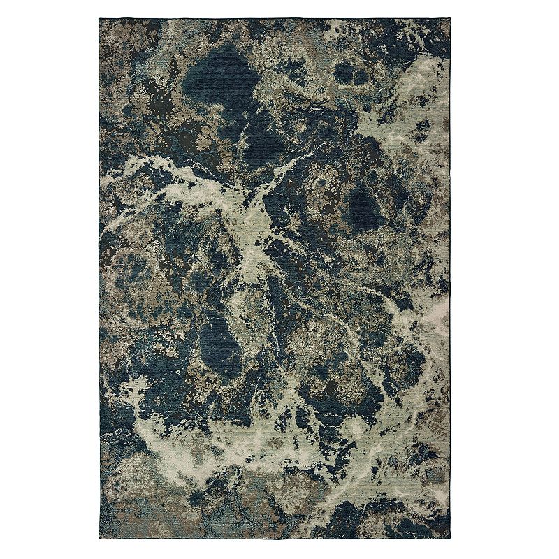 StyleHaven Modesto Organic Abstract Rug, Grey, 4X5.5 Ft