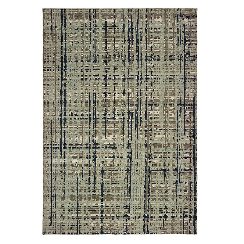 StyleHaven Modesto Abstract Etchings Rug, Blue, 8X11 Ft