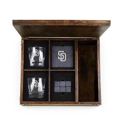 San Diego Padres Whiskey Box Gift Set