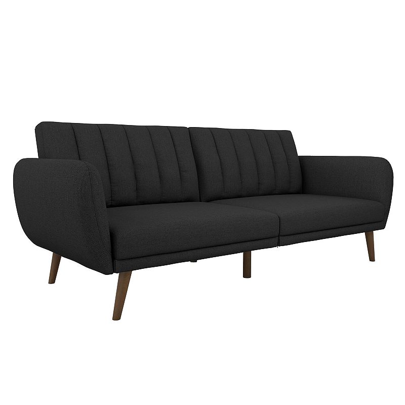 84290058 Novogratz Brittany Linen Convertible Sofa Futon, G sku 84290058