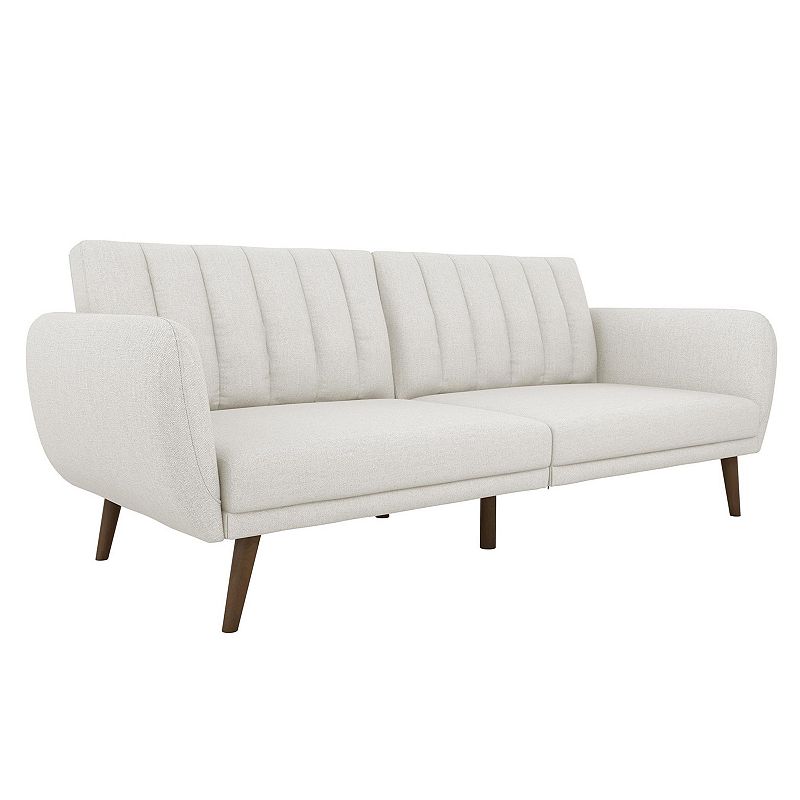 18355348 Novogratz Brittany Linen Convertible Sofa Futon, W sku 18355348