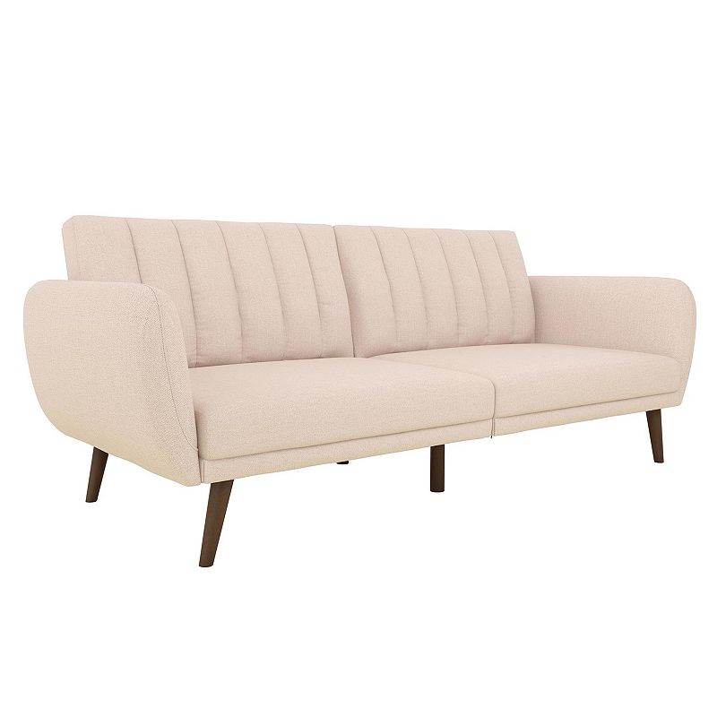 18355349 Novogratz Brittany Linen Convertible Sofa Futon, W sku 18355349