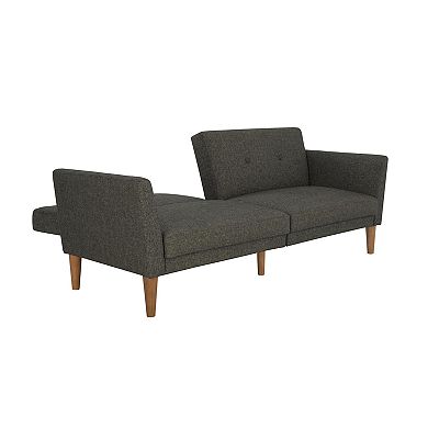 Novogratz Regal Linen Convertible Sofa Futon