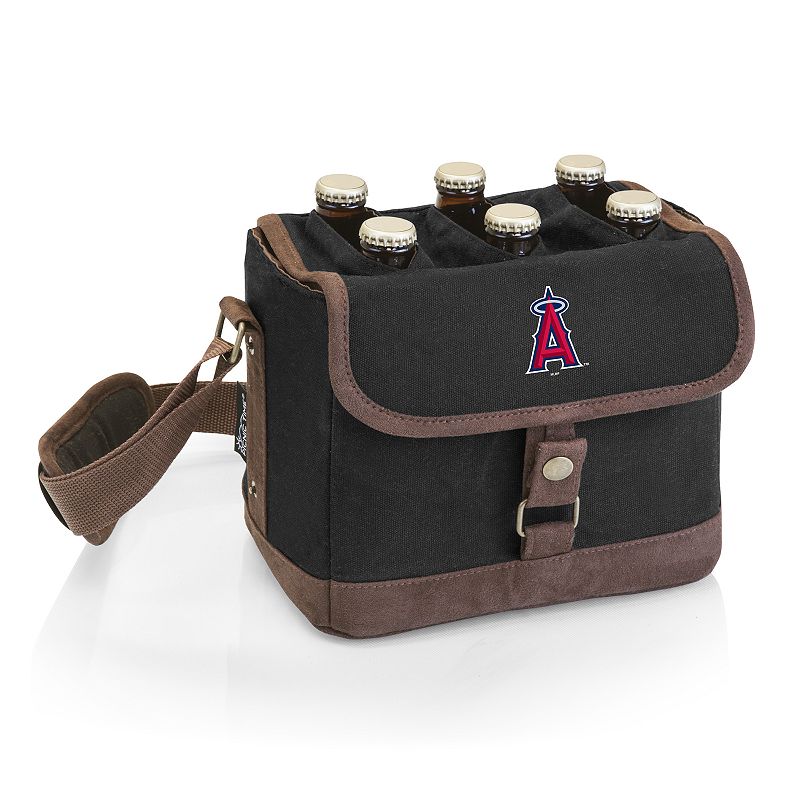 Los Angeles Angels of Anaheim Beer Caddy Cooler Tote with Opener, Black