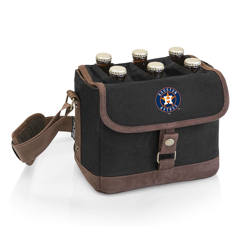 Houston Astros Beer Caddy Cooler Tote with Opener, Black