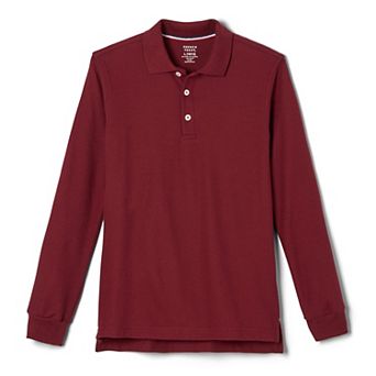 Boys 4-20 French Toast School Uniform Long-Sleeve Pique Polo