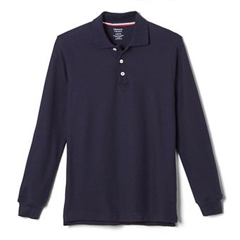Boys 4-20 French Toast School Uniform Long-Sleeve Pique Polo
