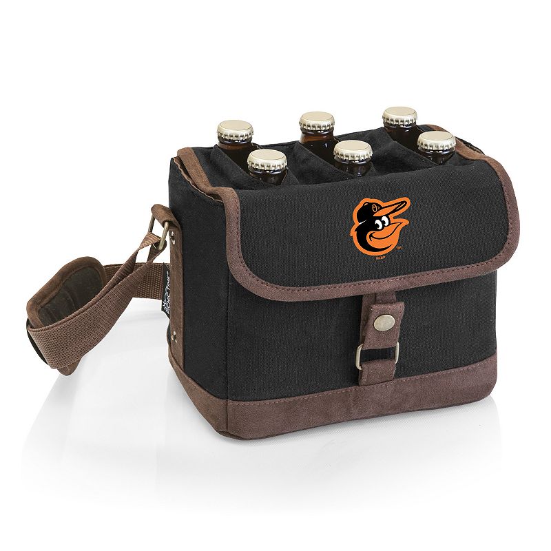 Baltimore Orioles Beer Caddy Cooler Tote with Opener, Black