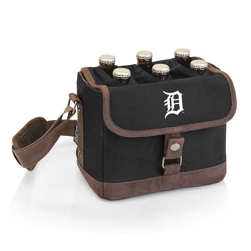 Detroit Tigers Beer Caddy Cooler Tote with Opener, Black